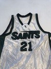 Game Worn Used Seward County Saints Basketball Jersey  21 Size 46