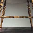 Antique 19th C  Restored Victorian Vanity Turned Leg Stool