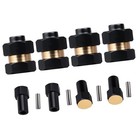4 Pieces Brass Extended Wheel Hubs 7 Mm Hex Spacers For Axial Scx24 