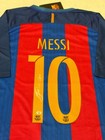 Lionel Messi Signed Barcelona Pro Style Soccer Jersey With Coa