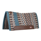  big Sale  Classic Equine 32x34 Wool Top Western Saddle Pad Peacock Emerald New