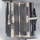 Vintage Antique Saxony International Accordion  silver Queen  1897 W Box