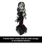Monster High X Barbie Frankie Stein Doll With Black Dress   Swimsuit