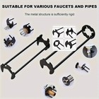 Multifunctional Sink Wrench Set  2-pack Basin And Faucet Wrench Tool With Fou