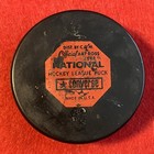 Vintage Pittsburgh Penguins 1969-77 Art Ross Converse Game Hockey Puck Nhl