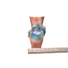 Royal Copley Floral Vase Blue Flower Pink Gradient Art Pottery Vintage Usa