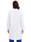 Lab Coat For Woman 3 Pockets  Long Sleeve Medical Coat  Relaxed Fit  White  M