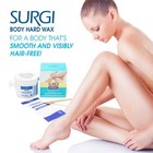 Surgi-wax Microwave Hair Removal Hard Wax For Body  4 Ounce  pack Of 2  