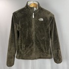 The North Face Osito Fleece Jacket Womens Medium Brown Borg Full Zip Fuzzy Coat