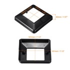 4pcs Post Skirt 3 94 x3 94  Split Style Post Base Cover Trim Skirt