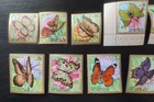 Burundi 1968 Butterflies Airmail Sc  C66-c74 Cv-55  Mnh Very Fine