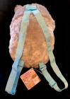 Amuse Hamster Backpack Plush Gray Nwt 12  Kawaii Japan Smiley Stuffed Animal