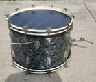 Vintage 1960   s 24x18 Ludwig Bass Drum Black Diamond Pearl Local Pickup Only