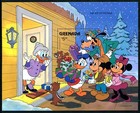 Grenada 1406-1415  Disney Characters  Christmas 1986 X10729a