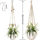 Macrame Plant Hanger  2 Packs Plant Hangers  Hanging Planter For Indoor P