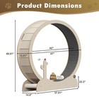 47 Inch Cat Exercise Wheel Large Treadmill For Indoor Cats Cat Toy Running Wheel