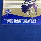 Vtg Rodeo Of Stars Palm Springs 1970 Mounted Police Steve Mcqueen Eva Gabor Euc