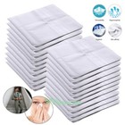 Lot Handkerchiefs Cotton Classic Hankies Large Men Hankerchief Hanky Pocket Gift