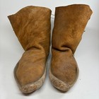 Antique Navajo Native American Moccasins Handmade Braintanned High-top 1920s-30s