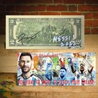 Lionel Messi Pop Art Genuine  2 Bill Signed By Rency - Messi Limited S n Of 222