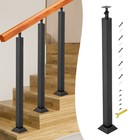 Iron Step Handrails Railing For 1-2 Step Handrail Indoor outdoor Deck Hand Rail