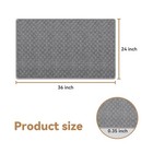Bullnose Stair Landing Mat  Peel And Stick Carpet Stair Treads For Wooden Ste   