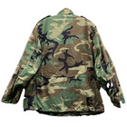 Us Army Cold Weather Coat Jacket Men s Large Short Woodlamd Camo Field Workwear