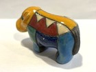 Hippo Figurine Raku Pottery South Africa Hippopotamus Ceramic Free Shipping Read