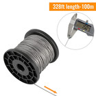 1 16 Wire Rope  328ft Wire Cable  304 Stainless Steel Aircraft Cable 7x7 368 Lbs