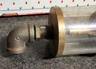 Antique Brass Oil Resvoir Machinery Part  Navy Ship By Essex Brass Corp Michigan
