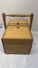 Hold Everything Italy Large Wooden Craft sewing Box Accordion Style