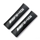 For Mercedes-benz Amg 2pc Soft Plush Car Seat Belt Cover Shoulder Pads Protector