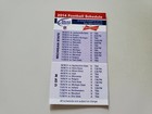 Rs20 Detroit Lions nd um msu 2014 Nfl Football Pocket Schedule Card - Bud Light