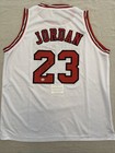 Michael Jordan Signed Jersey Chicago Bulls  23 Autographed W  Coa White Goat