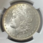 1878-cc   Ngc Ms-63  Well Struck  Flasht White Surfaces W light Orange Rims
