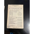 Vintage Advance 3055 Sewing Pattern Dress Size 12 Bust 30 Hip 33 Complete
