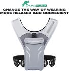 Doeplex Running Vest W  Adjustable Waistband Chest Pack Backpack Smart Materials