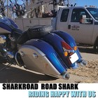 Chrome 4  Slip On Mufflers Exhaust For Indian 2014-up Chieftain