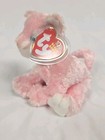 Ty Beanie Baby - Carnation - The Retired Pink Cat W blue Eyes  vintage2002  New 