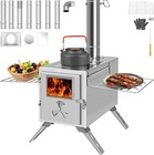 Naizea Tent Stove Portable Camping Stove Burning Stove 83  With 7 Chimney Pipes