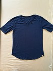 One Golden Thread V-neck Tree Tee  Crushed Blue  Large