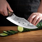 Handmade Forged Chef Knife     High Carbon Stainless Steel Kitchen Knife