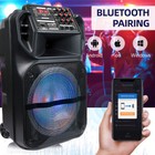 9000w Portable Bluetooth Speaker Sub Woofer Heavy Bass Sound Party System W  Mic