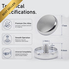 3 Pack Trumpet Valve Finger Buttons Caps Replacement Parts Brass Instrument Kit