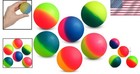 Pack Of 6 Jumbo 2 35 Inch Bouncy Balls - Stunning Multi-colored Fun For Events