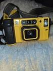 Minolta Weathermatic Dual 35 Af Waterproof 35mm Film Camera Yellow Vintage