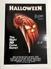 John Carpenter   Nick Castle Signed Halloween Movie Poster 27x40 - W Coa   Pic
