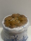 Antique vintage Delft Cookie biscuit Jar With Lid Incredibly Unique rare