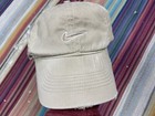 Vintage Nike Gray Tag Khaki Earthtone Embroidered Spell Out Swoosh Logo