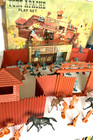 Rare Vintage 1964 Marx Toys Fort Apache Playset Mostly Complete In Original Box